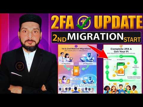 How to Verify 2FA in Pi Network 2026? ✅ Step-by-Step Guide for 1st & 2nd Migration!