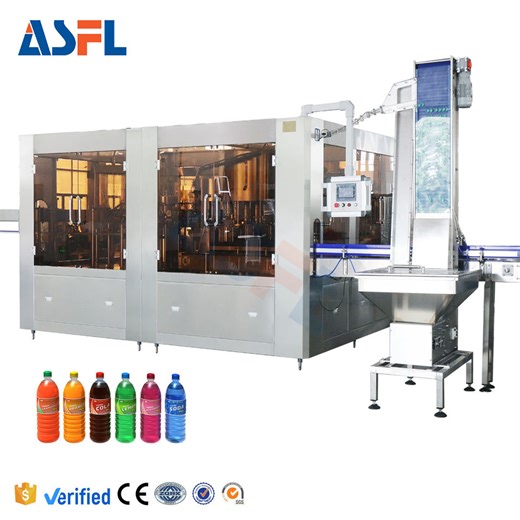 Automatic Carbonated Beer Bottle Filling Machine Counter Pressure for Beverage Factories