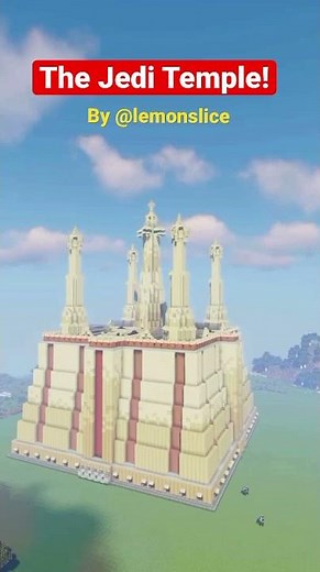 I Built The Jedi Temple in Minecraft!