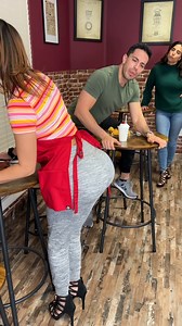 Wrong thing to do infront of wife Husband gets caught checking out the waitress by his wife Original video was produced by Rick Lax and Natalini | Natalini