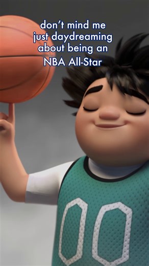 If daydreaming were a sport, I'd be in the NBA already 🏀 The NBA All-Star Game tips-off today at 5pm/et on NBC & Peacock TV! | DreamWorks Animation