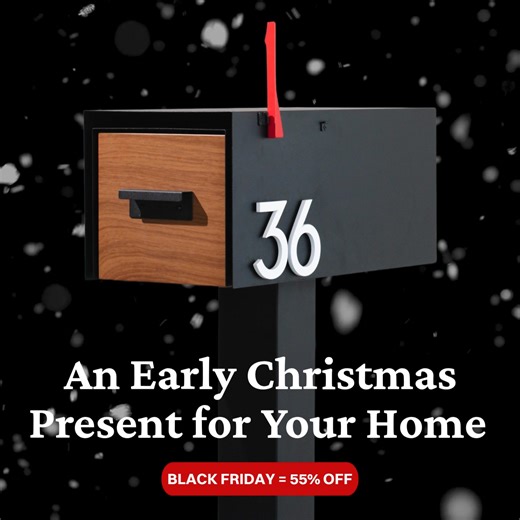 🎁 55% OFF Black Friday Sale! Give your home the gift of a modern makeover this season. Our sleek, durable mailboxes are designed to withstand any weather and elevate your curb appeal instantly. Fast shipping. Easy installation. Built to last. ✨ Treat your home early — the best deals don’t wait for Christmas! 👉 Tap “Shop Now” to claim your 55% OFF. | Post & Porch