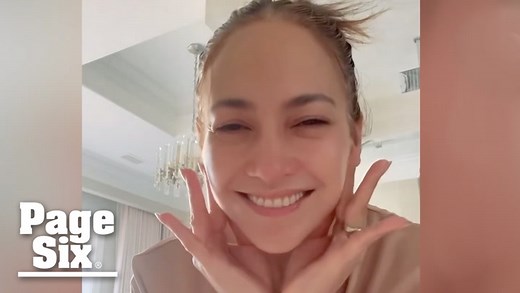 Jennifer Lopez gives fans 'no-filter' look at her skincare routine: 'Glowing and happy' at 54