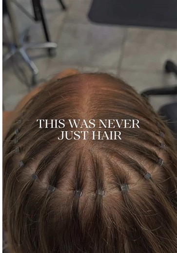I never set out to just install extensions. Somewhere along the way this became something much deeper than that. Because when a woman sits in your chair and quietly tells you she hasn’t felt like herself in years, you realize very quickly this has nothing to do with hair. It’s about the version of herself she lost somewhere between the first handful in the shower and the hundredth time she rearranged her part hoping nobody would notice. I don’t take that lightly. Not even for a second. Every wom