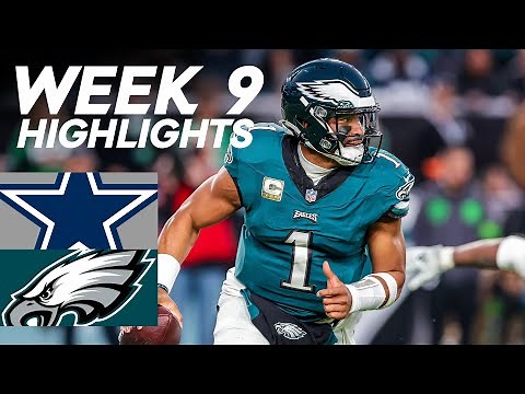 Cowboys vs Eagles | 2023 Week 9 Highlights