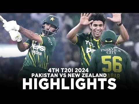 Full Highlights | Fakhar Zaman's Fighting Innings | Pakistan vs New Zealand | 4th T20I, 2024 | M2E1K