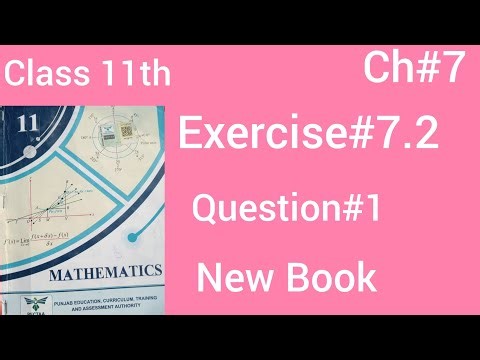 Class 11 math chapter 7 exercise 7.2 question 1 ||11th unite 7 exercise 7.2 question 1|| Punjabboard