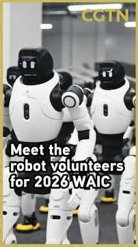 Meet the robot volunteers for 2026 WAIC