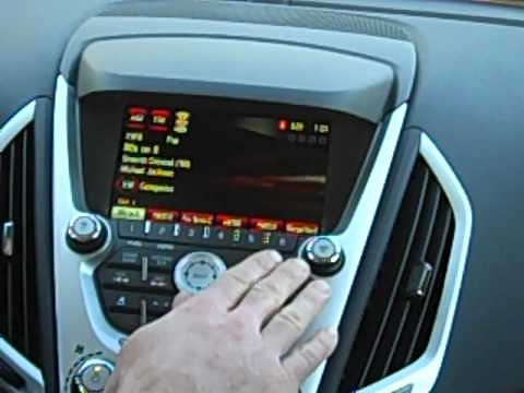 How to use the Touch Screen Radio on a new GMC Terrain