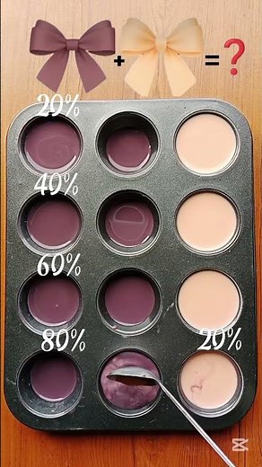 4 Unique Color Mixes from Coffee & Creamy | Satisfying Color Blend Shorts ☕🤍#colorpalette#colormix