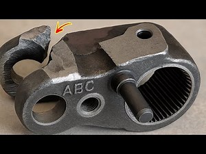 How Immaculate Mechanic Repaired Broken Tractor Hydraulic Lift Arm Without Compromise His Work