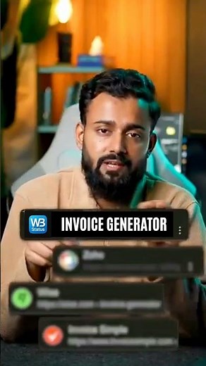 How to Create a Professional Invoice for Clients (FREE & Easy) WB Status