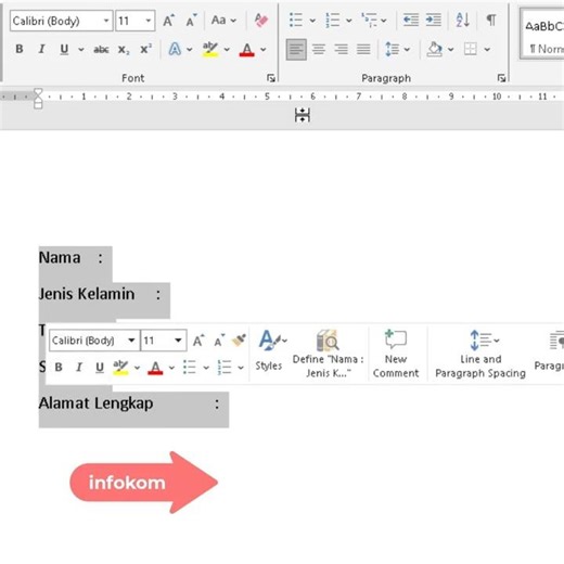How to make a neat straight colon