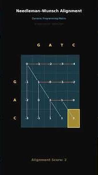 Needleman-Wunsch: how to align DNA with a grid