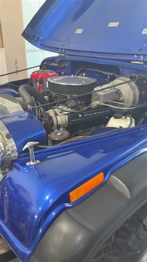 Small block in the yj #yj #jeep #smallblockchevy #350 #thatjake #classics #engineswap #soflo #sub #1