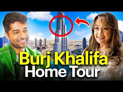 What It’s Like Living in Burj Khalifa 80th Floor Apartment? Luxury Home Tour | 1% Club Show Ep 56