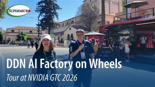 DDN AI Factory on Wheels Tour at NVIDIA GTC 2026 | Wendell Wenjen