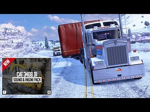 Kenworth W900 (CAT 3408 (Direct) Sound & Engine Pack by ZEEMODS) American Truck Simulator ATS 2K