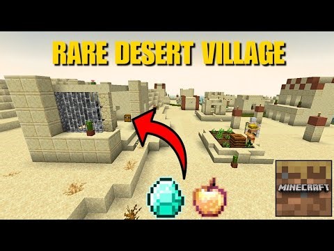 I Found a RARE Desert Village in Minecraft Trial (OP Loot!)