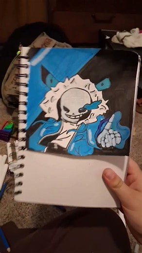 Turning AI in real art #undertale #sans #sansundertale #art #sansart #undertaleart #drawing #AI