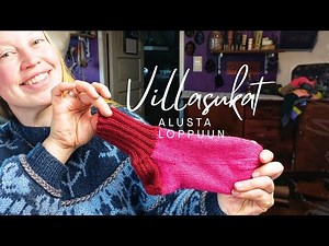 Villasukat alusta loppuun – helppo ohje aloittelijalle