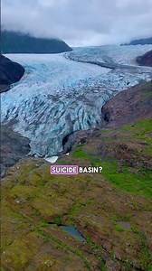 Can you believe that Mendenhall glacier is forming ‘Suicide Basin’ in Alaska? 😳 #mendenhallglacier