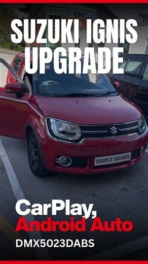 Suzuki Ignis Gets Budget-Friendly CarPlay Upgrade KENWOOD DMX5023DABS #suzuki #carplay #caraudio