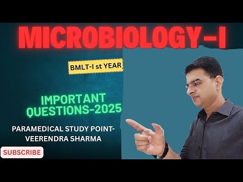"BMLT 1st Year Microbiology | Important Questions Model Paper" |🔥"Now preparation is the easiest ...