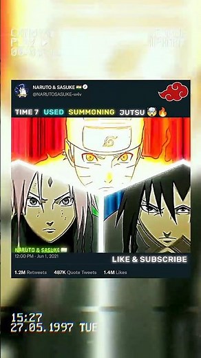 7 Times Naruto Used Summoning Jutsu That Shocked Everyone 🤯🔥 #naruto #animeshorts