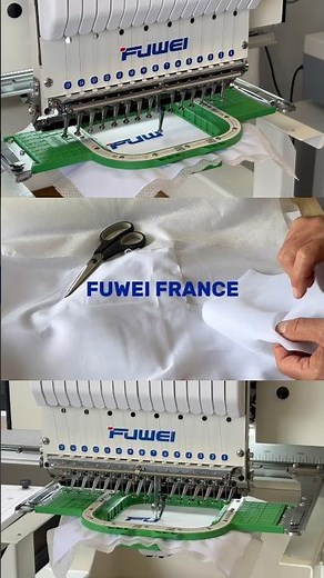 🪡 Démonstration en action sur la FUWEI BC-1501PPE avec son pied presseur électronique #broderie
