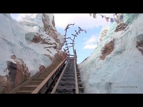 Expedition Everest Front Row POV with Night Vision Disney's Animal Kingdom Walt Disney World