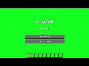 マインクラフト動画素材(死亡)