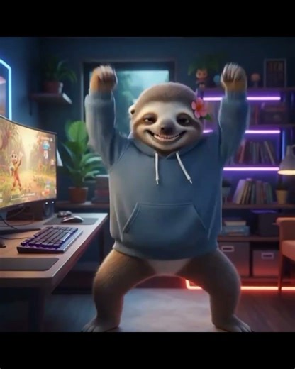 slowth humurs as a epic sloth