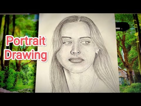 Realistic Girl Portrait in 7 Minutes | Pencil Sketch Tutorial