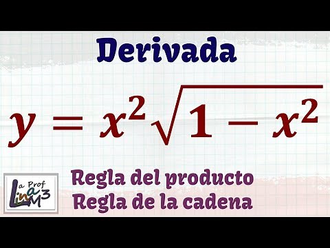 Derivada de una función con regla de la cadena y regla del producto | La Prof Lina M3