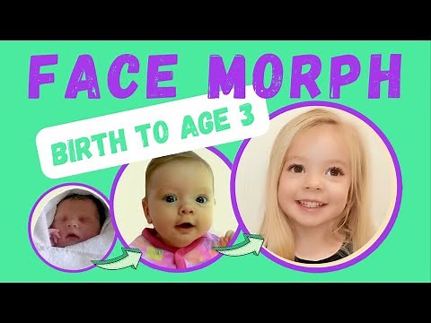 Morphing Video - Baby Face Growth from Birth to 3yo