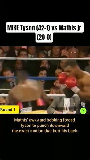 Mike Tyson vs Buster Mathis Jr : prime Tyson Changed His Entire Strategy #MikeTyson #TysonVsMathis