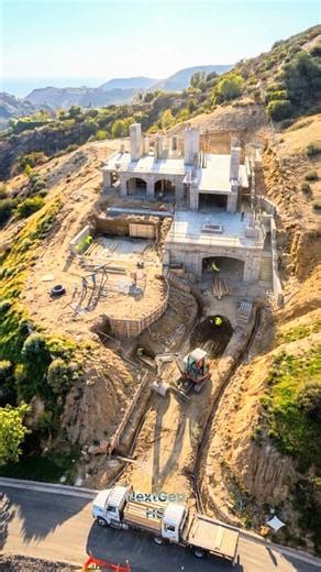 Luxury Hill Villa Built in Timelapse | From Land to Dream Home