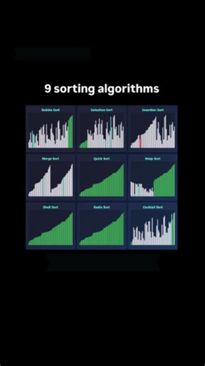 kreggscode on Instagram: "Sorting algorithms at work. Comment your favorite #sortinganimation #Sorting #python #coding #programming #codinglife #coding"