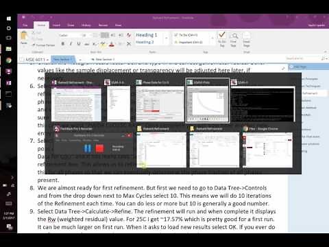 pyGSAS (GSAS-2) Rietveld Refinement intro tutorial
