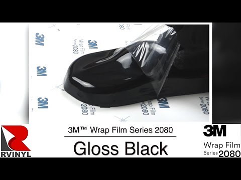 3M™ Wrap Film Series 2080 - Gloss Black G12 Vinyl Wraps