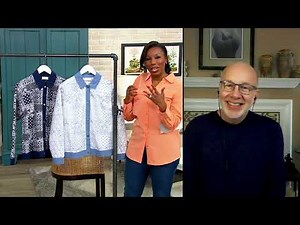 Denim & Co. Patchwork Bandana Print Jacket with Quilt Details on QVC