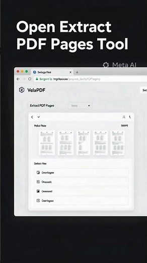 How to Extract PDF Pages Online Free | Split & Save Pages Easily with VelaPDF