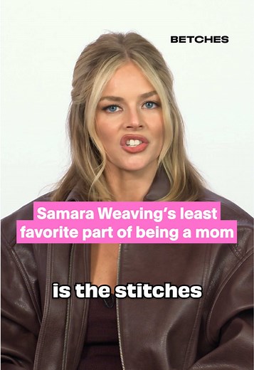 #SamaraWeaving talks motherhood // #HowOnlineAreYou #CarolinaCaroline #motherhood #postpartum
