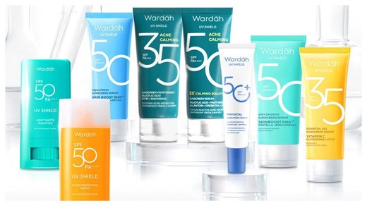 6 Rekomendasi Sunscreen Wardah dengan Perlindungan Maksimal, Formula Aman, BPOM, dan Halal - Tribunshopping.com