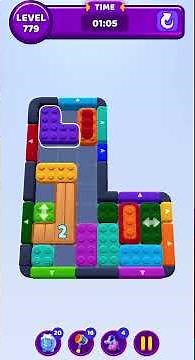 Color Block Jam Level 779 Solution Walkthrough #colorblockjam #gaming #colorblockjamgame #games
