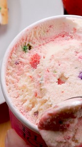 Ice cream for breakfast? NEW Strawberry Toaster Pastry Ice Cream is now available! The flavor is a creamy vanilla ice cream loaded with strawberry pastry pieces, colorful confetti sprinkles, and swirls of strawberry sauce and white icing. Available in the pint size for a limited time. | Blue Bell Ice Cream
