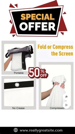 Does your projector curtain wrinkle?