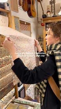 Let’s make handmade journals in Paris! #journaling #paris #christmas #diy #diycrafts #handmade