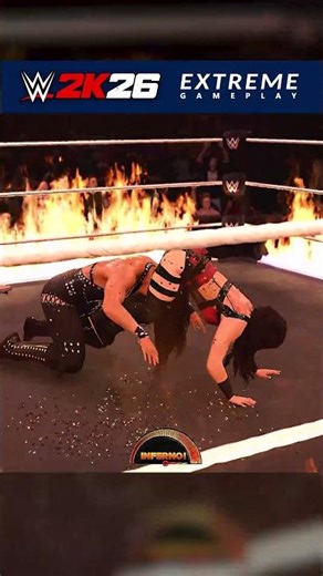 🔥 Stephanie Vaquer Sets Raquel Rodriguez on FIRE! Inferno Match | WWE 2K26